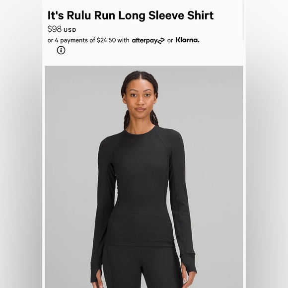 Lululemon long sleeve - Picture 2 of 4